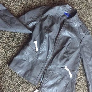 [ Apt. 9 ] Gray leather jacket